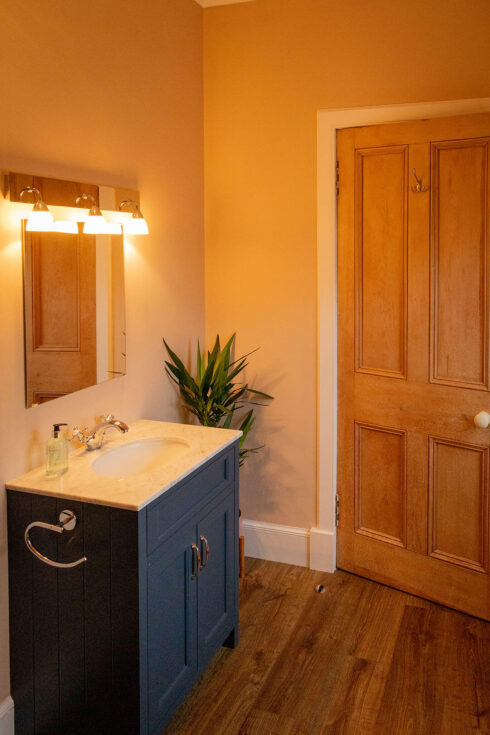 Inside view of the Spey Room en suite bathroom